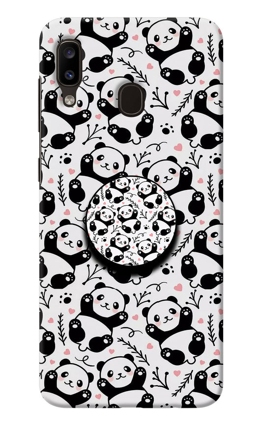 Cute Panda Samsung A20/M10s Pop Case