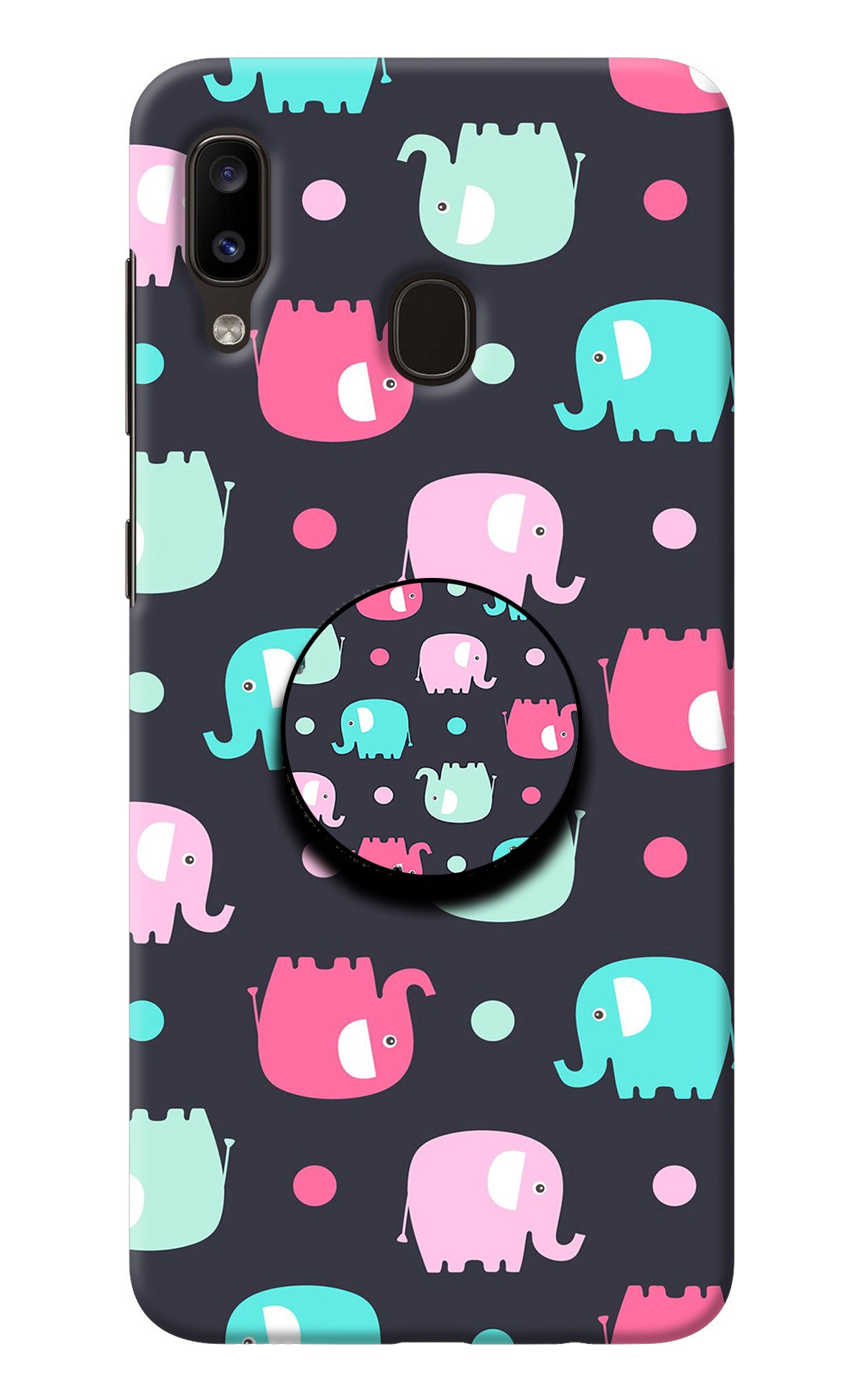 Baby Elephants Samsung A20/M10s Pop Case
