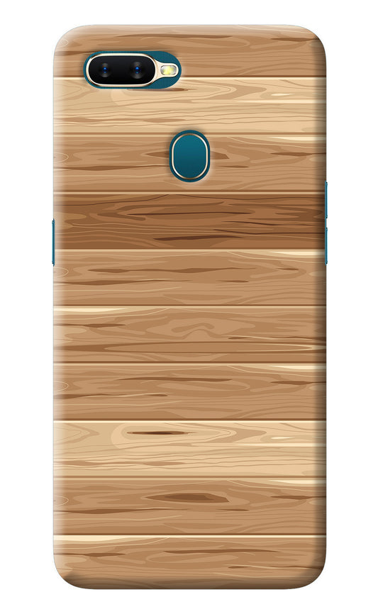 Wooden Vector Oppo A7/A5s/A12 Back Cover