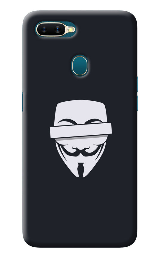 Anonymous Face Oppo A7/A5s/A12 Back Cover