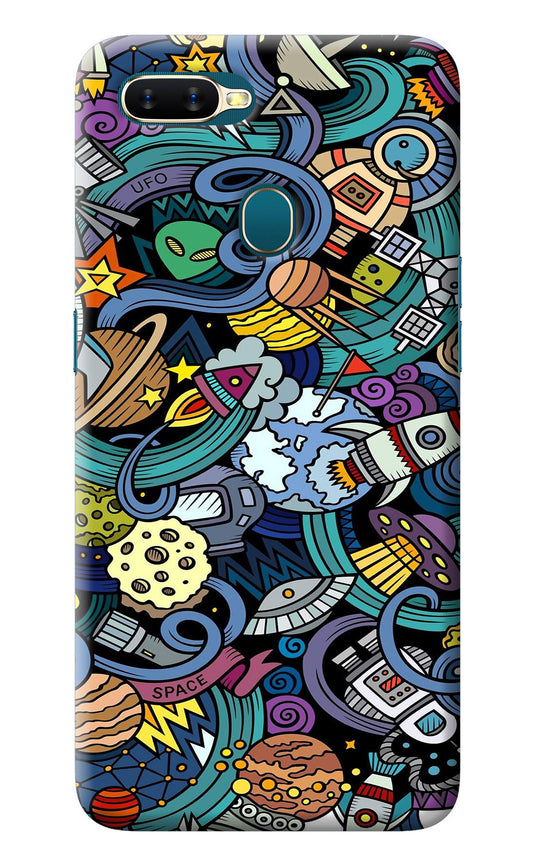 Space Abstract Oppo A7/A5s/A12 Back Cover