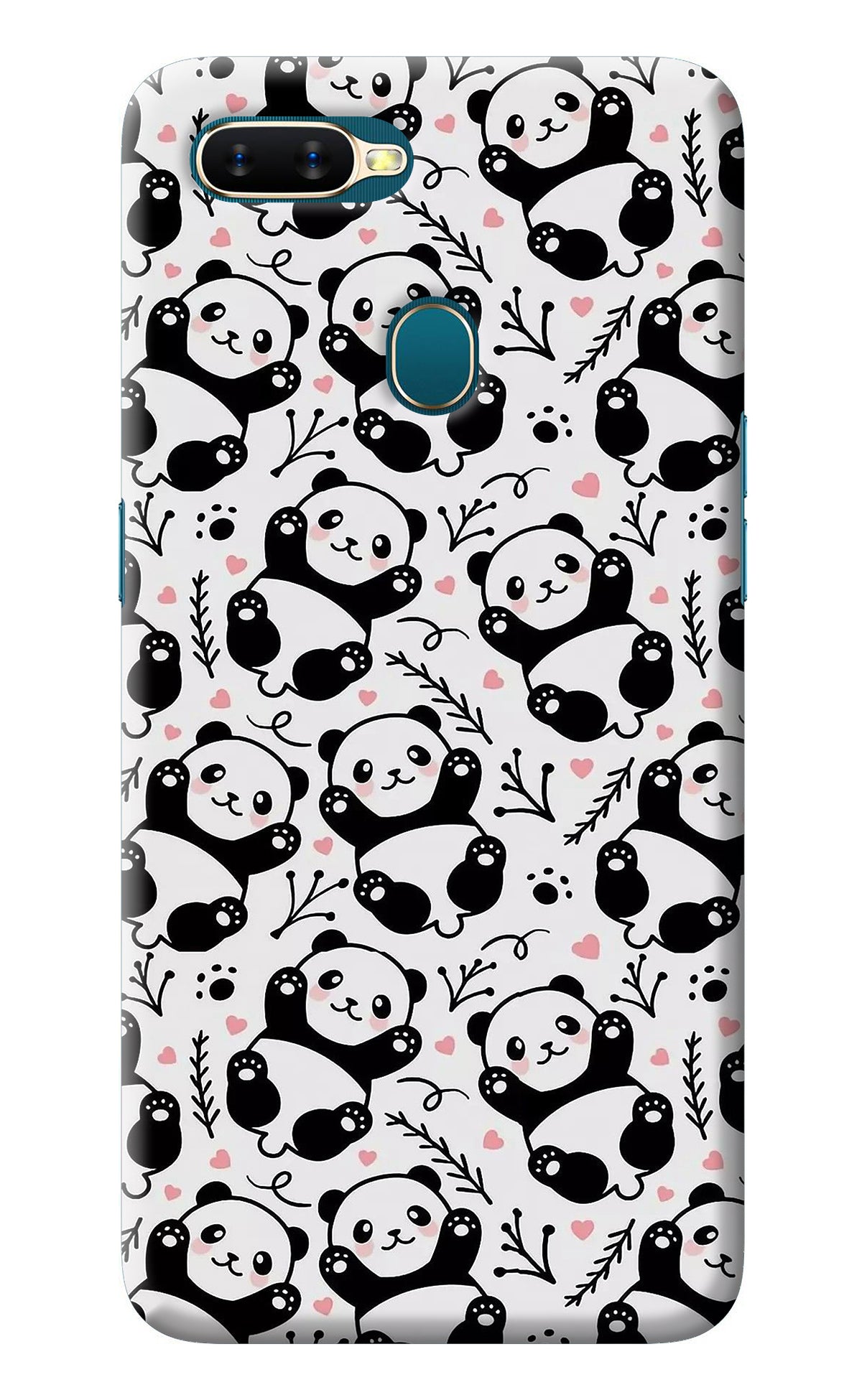 Cute Panda Oppo A7/A5s/A12 Back Cover