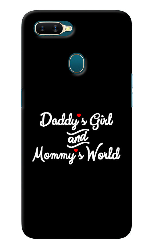 Daddy's Girl and Mommy's World Oppo A7/A5s/A12 Back Cover