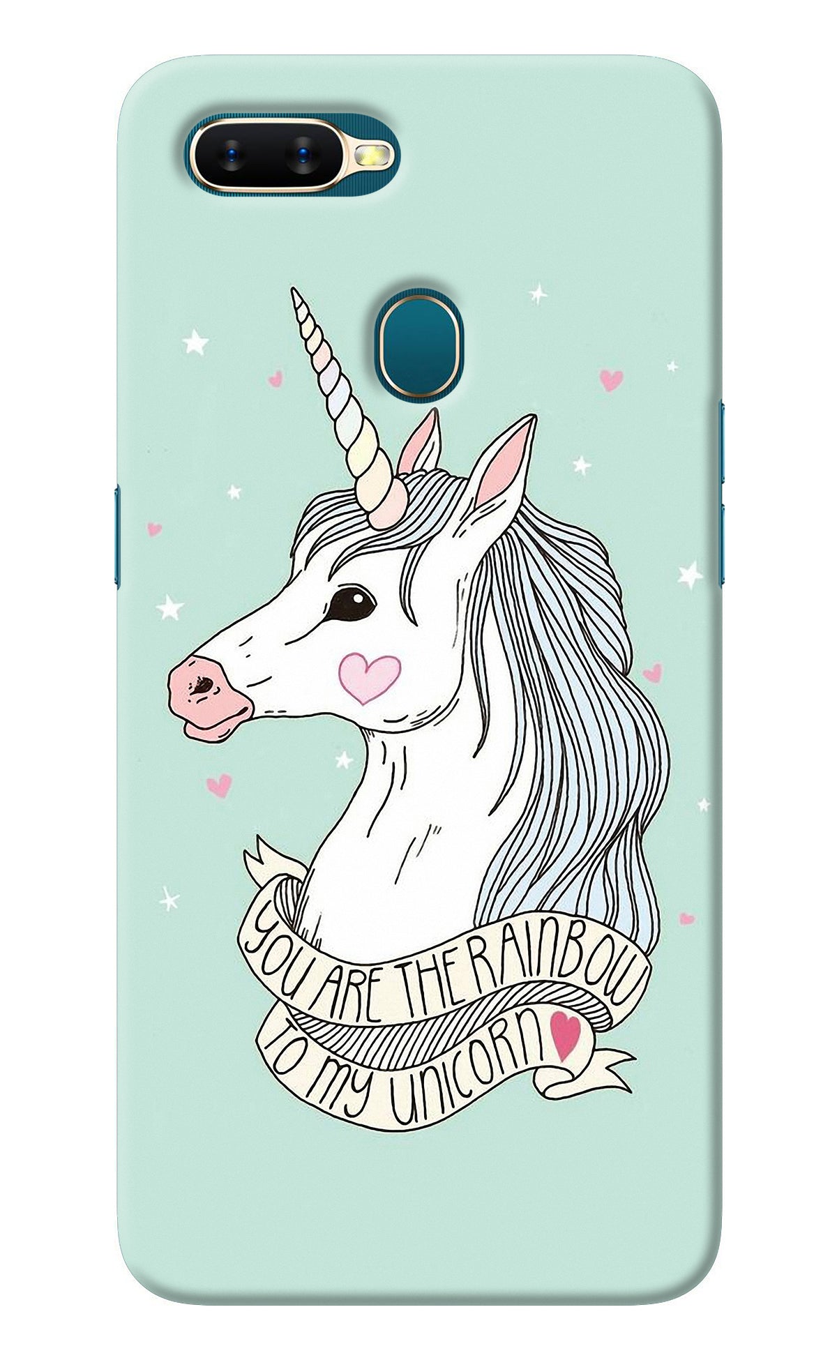 Unicorn Wallpaper Oppo A7/A5s/A12 Back Cover