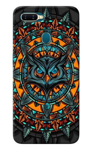 Angry Owl Art Oppo A7/A5s/A12 Back Cover