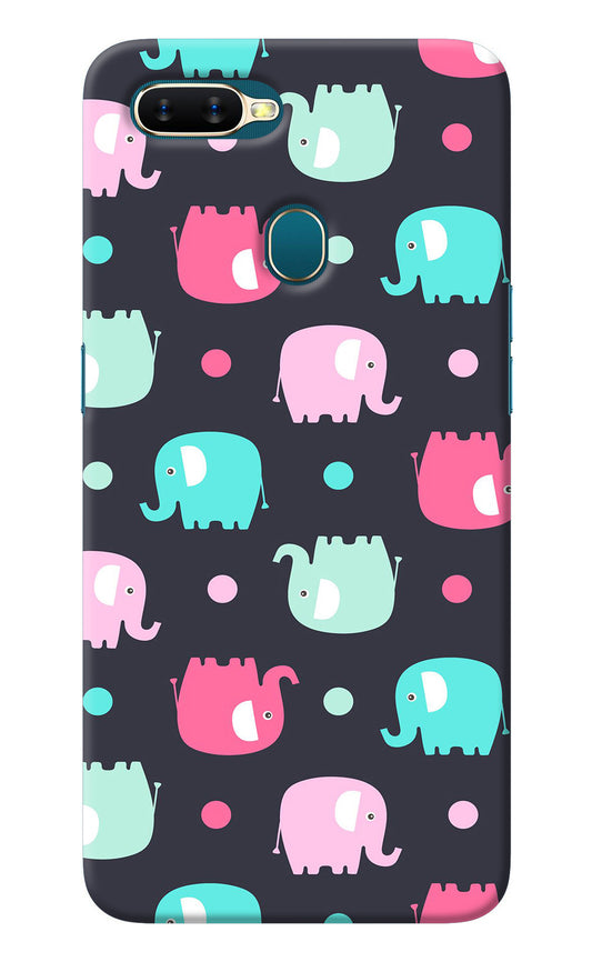 Elephants Oppo A7/A5s/A12 Back Cover