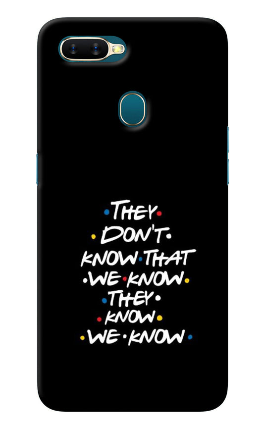 FRIENDS Dialogue Oppo A7/A5s/A12 Back Cover