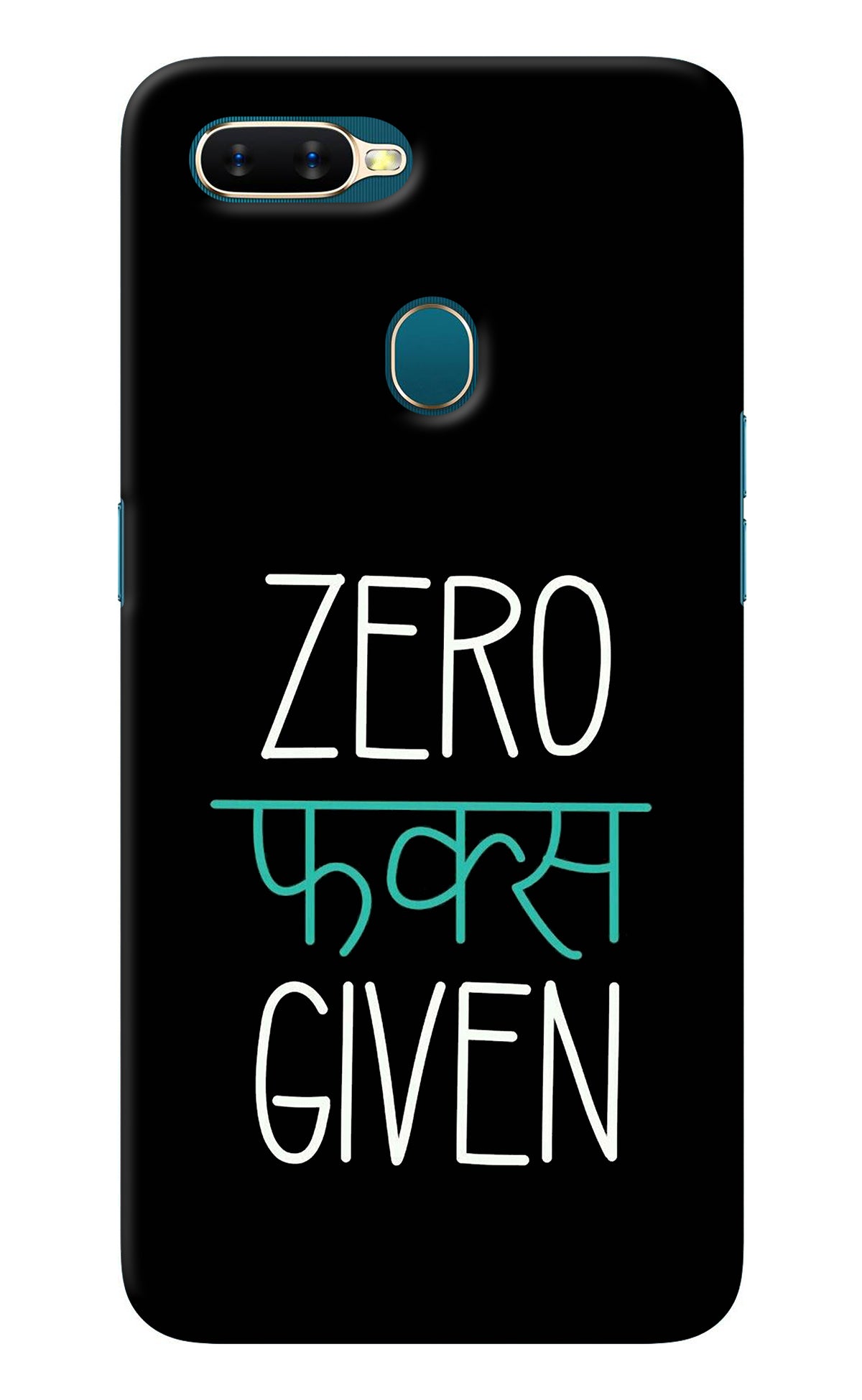 Zero Fucks Given Oppo A7/A5s/A12 Back Cover