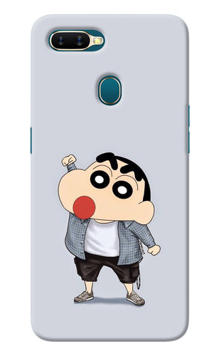 Shinchan Oppo A7/A5s/A12 Back Cover