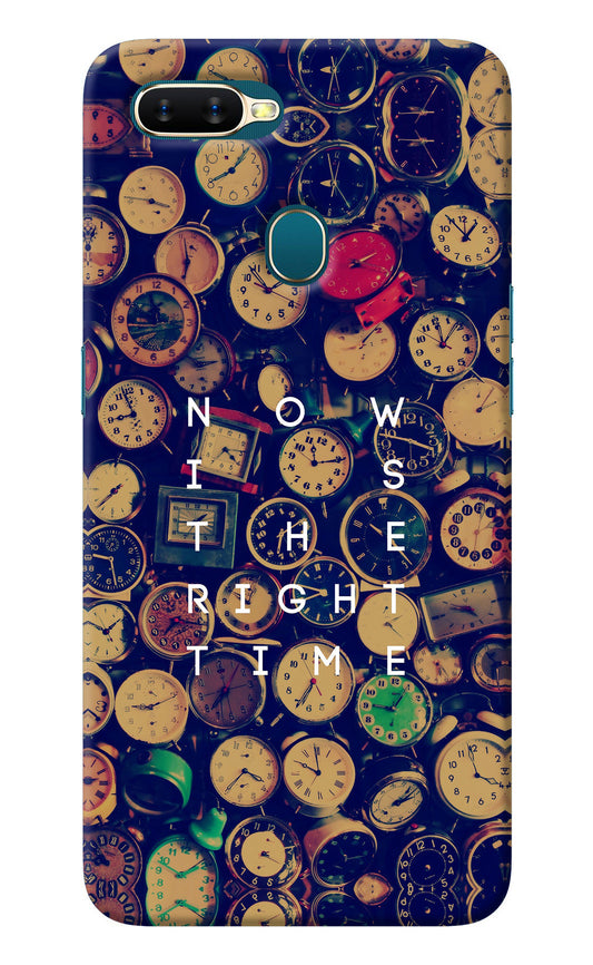 Now is the Right Time Quote Oppo A7/A5s/A12 Back Cover