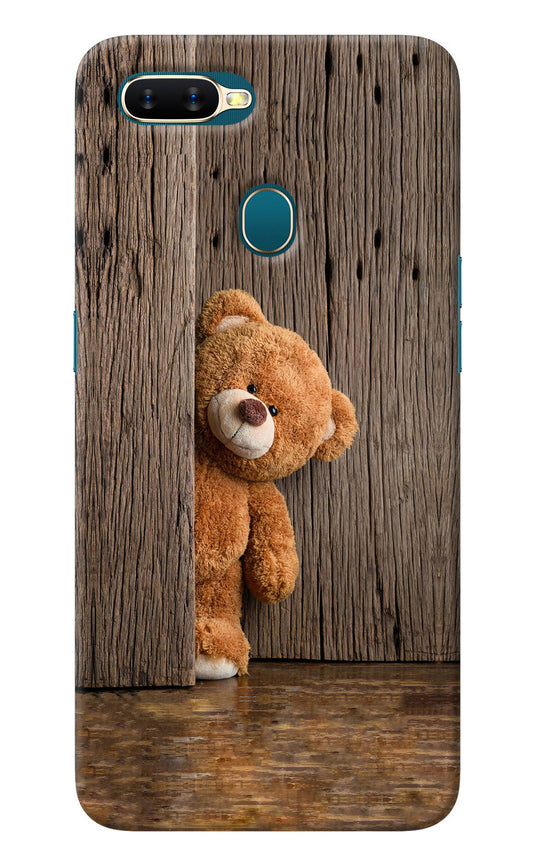 Teddy Wooden Oppo A7/A5s/A12 Back Cover