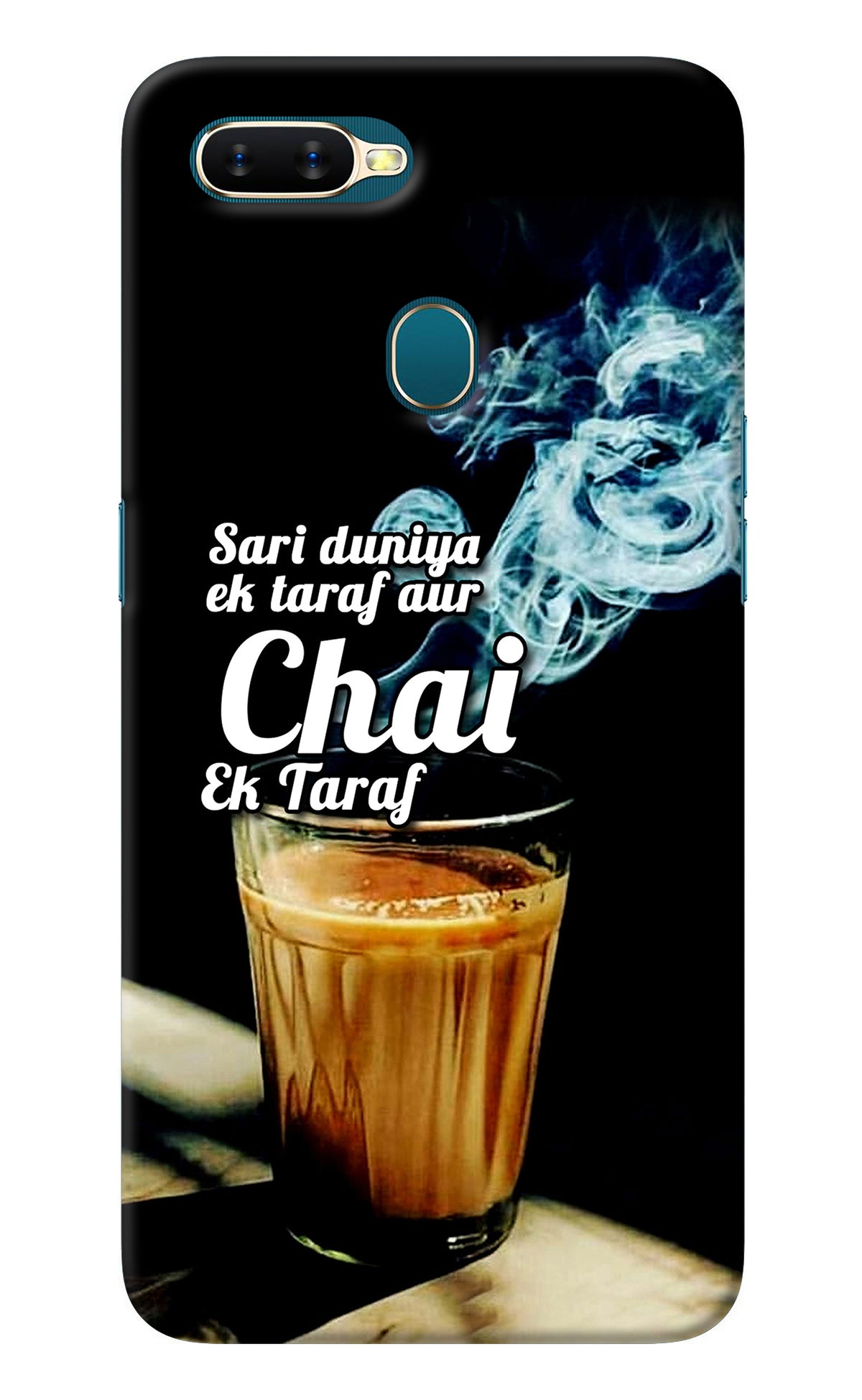 Chai Ek Taraf Quote Oppo A7/A5s/A12 Back Cover