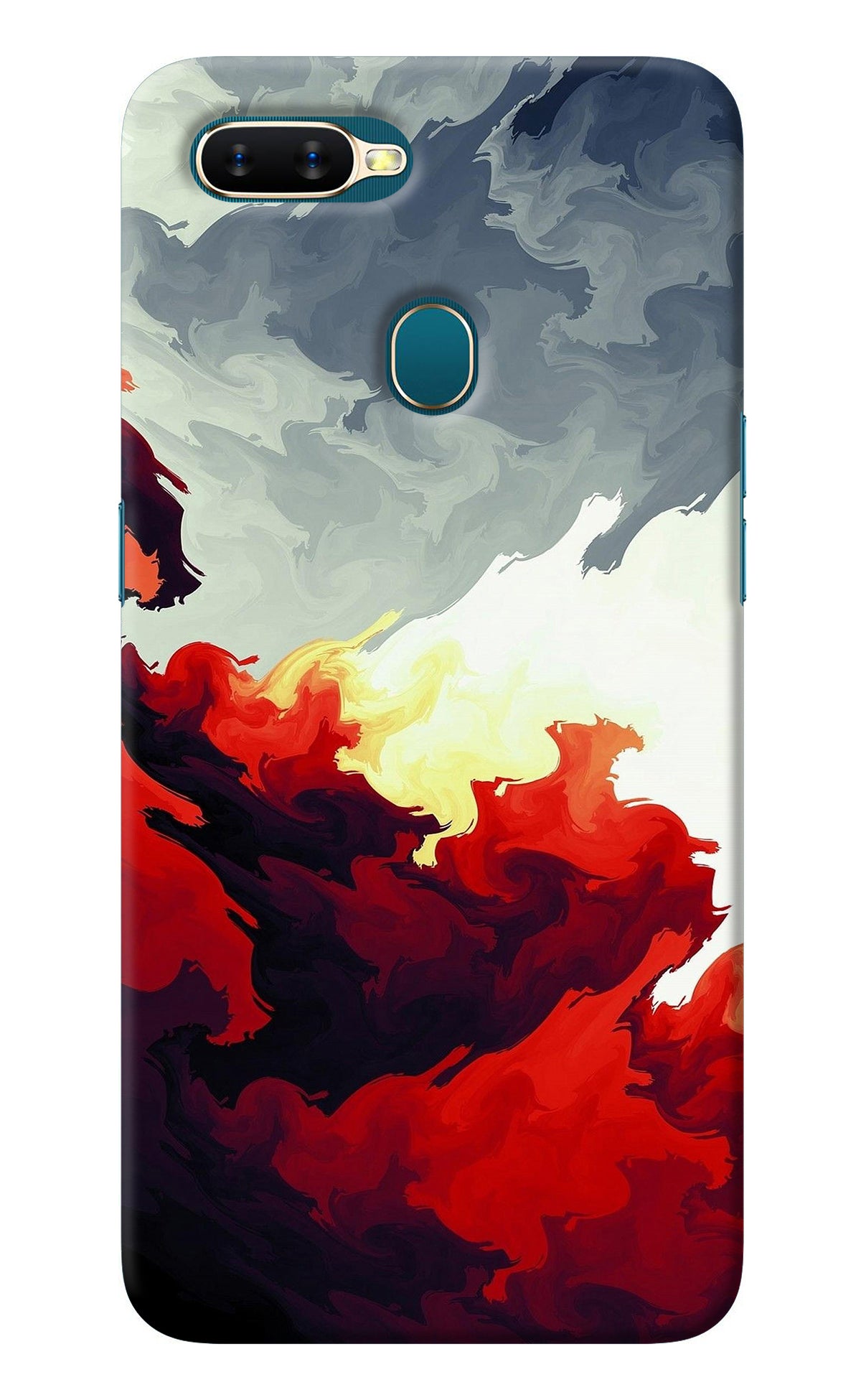 Fire Cloud Oppo A7/A5s/A12 Back Cover