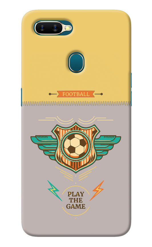 Football Oppo A7/A5s/A12 Back Cover