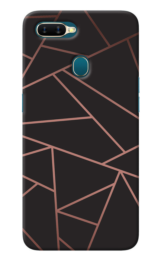 Geometric Pattern Oppo A7/A5s/A12 Back Cover