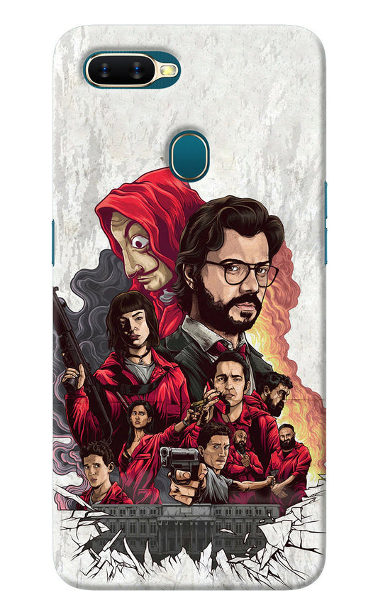 Money Heist Artwork Oppo A7/A5s/A12 Back Cover