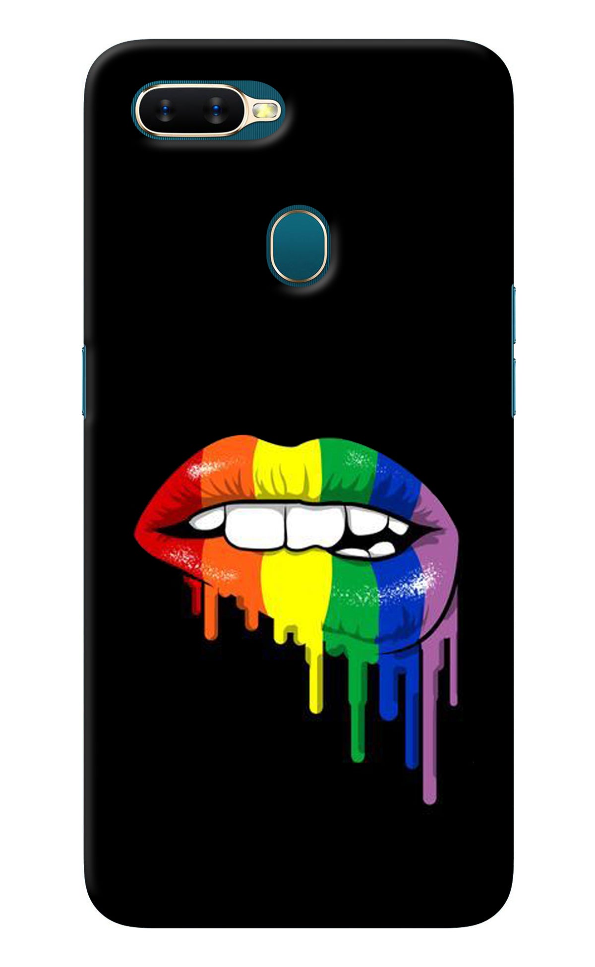 Lips Biting Oppo A7/A5s/A12 Back Cover