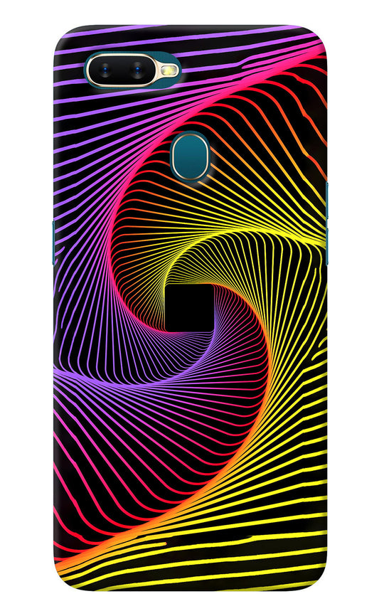 Colorful Strings Oppo A7/A5s/A12 Back Cover