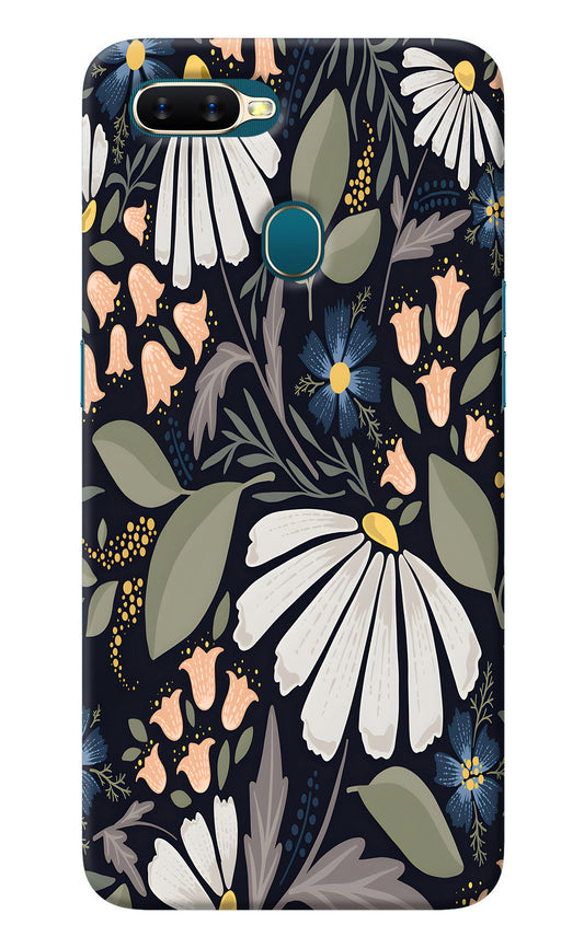 Flowers Art Oppo A7/A5s/A12 Back Cover