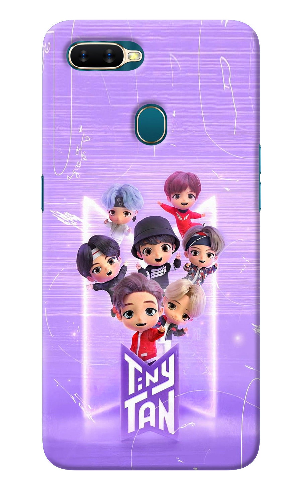 BTS Tiny Tan Oppo A7/A5s/A12 Back Cover