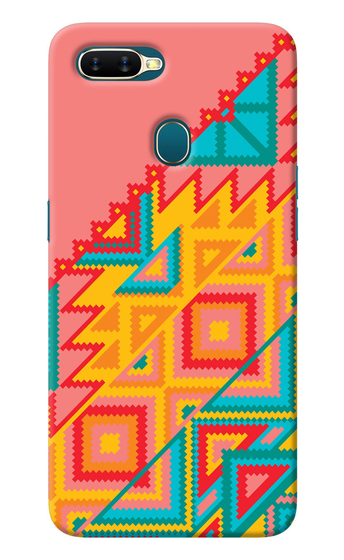 Aztec Tribal Oppo A7/A5s/A12 Back Cover