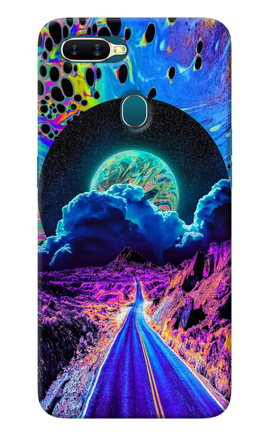 Psychedelic Painting Oppo A7/A5s/A12 Back Cover