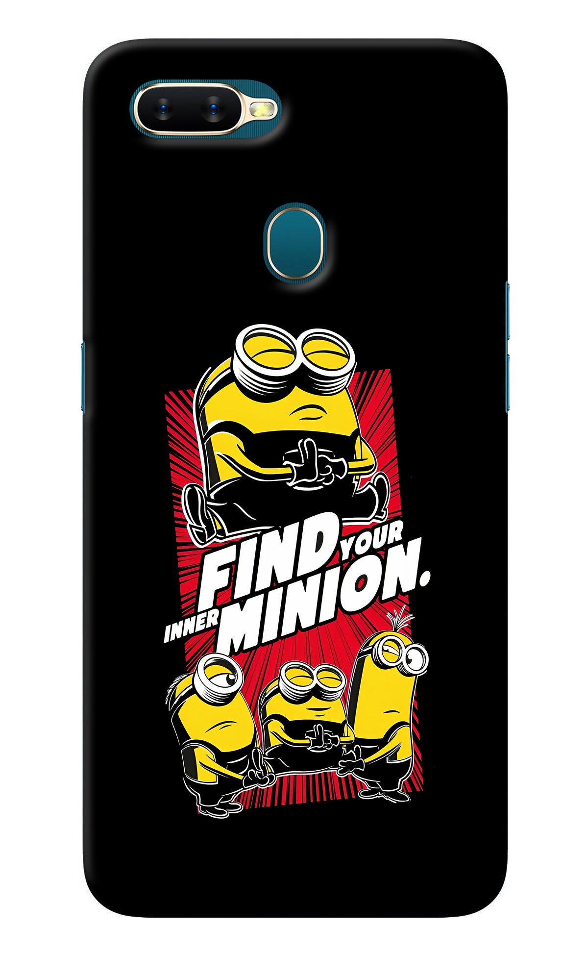 Find your inner Minion Oppo A7/A5s/A12 Back Cover