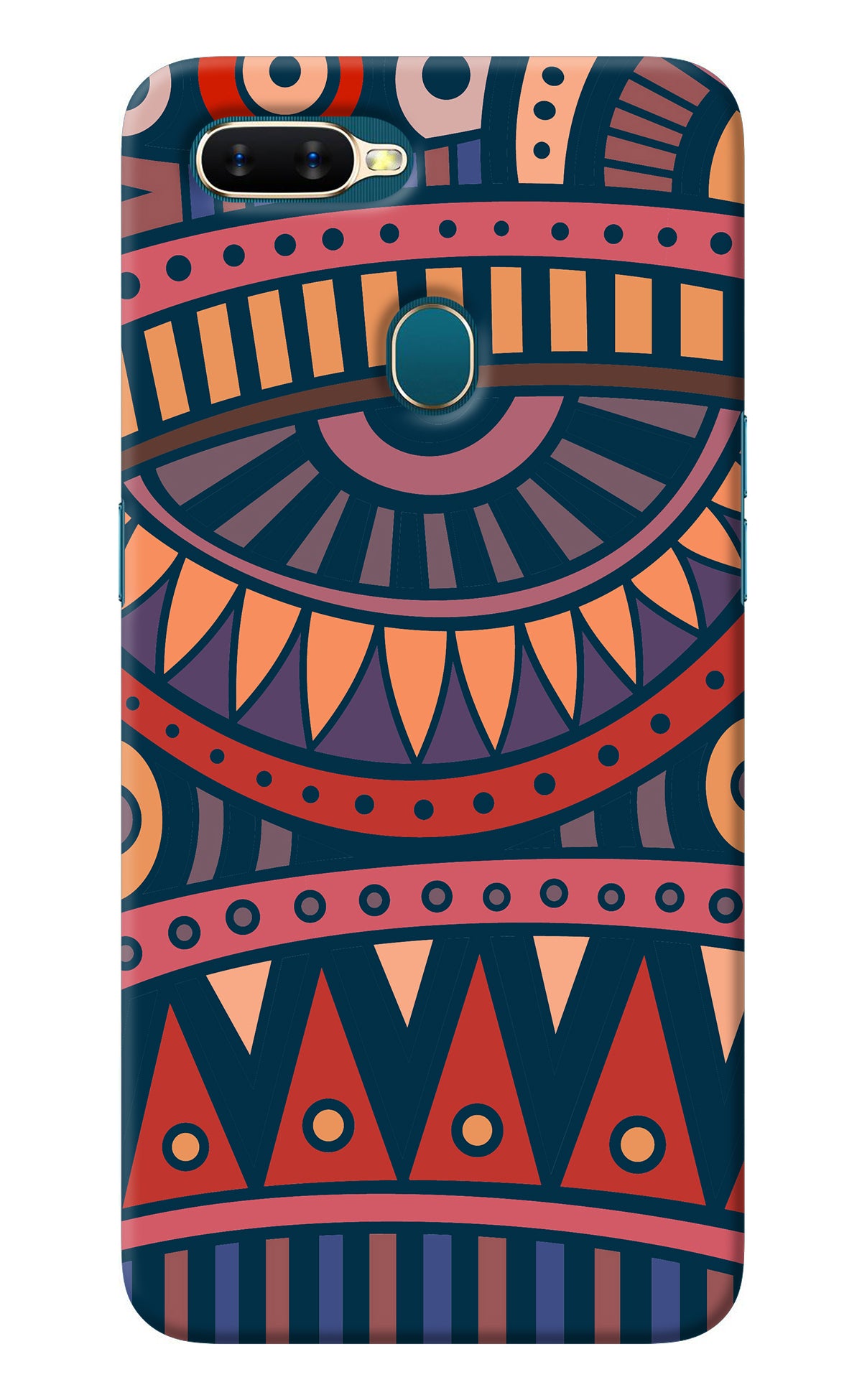 African Culture Design Oppo A7/A5s/A12 Back Cover