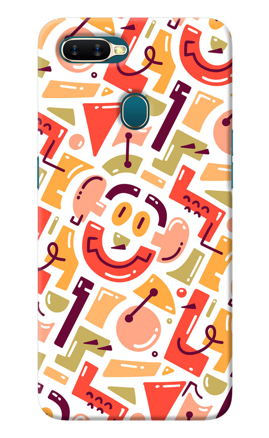 Doodle Pattern Oppo A7/A5s/A12 Back Cover