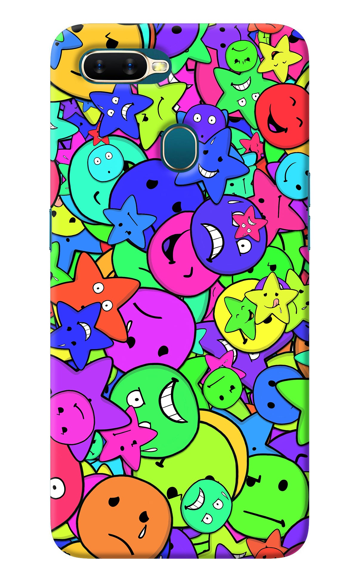 Fun Doodle Oppo A7/A5s/A12 Back Cover