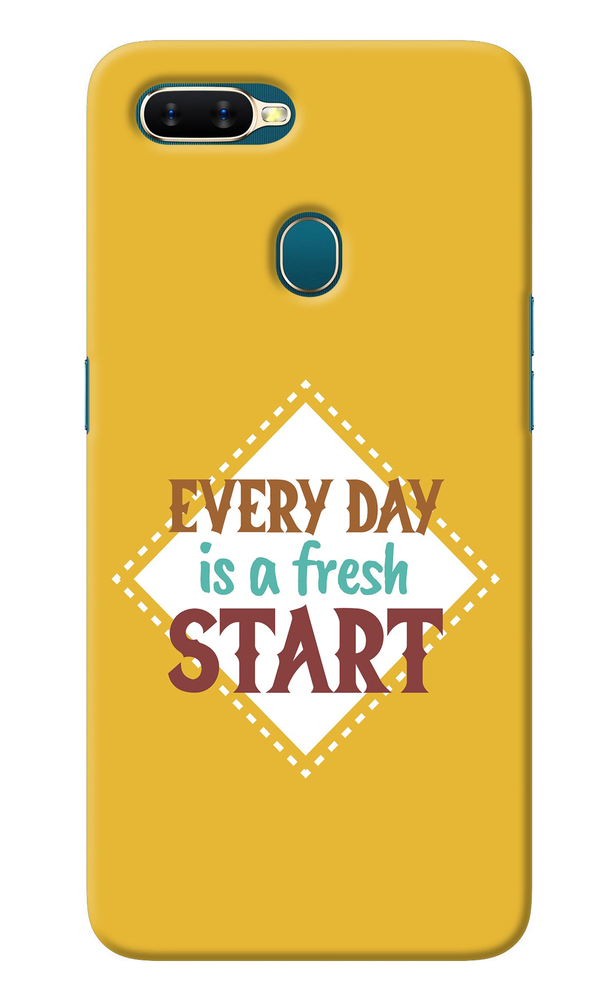 Every day is a Fresh Start Oppo A7/A5s/A12 Back Cover