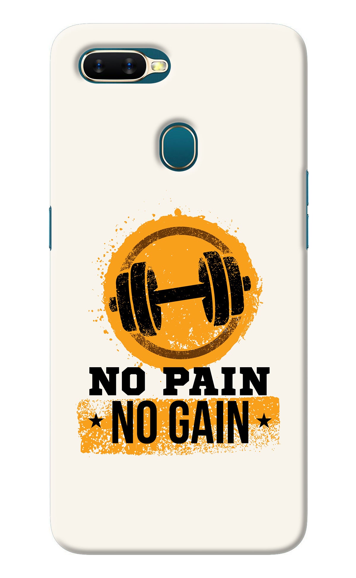 No Pain No Gain Oppo A7/A5s/A12 Back Cover