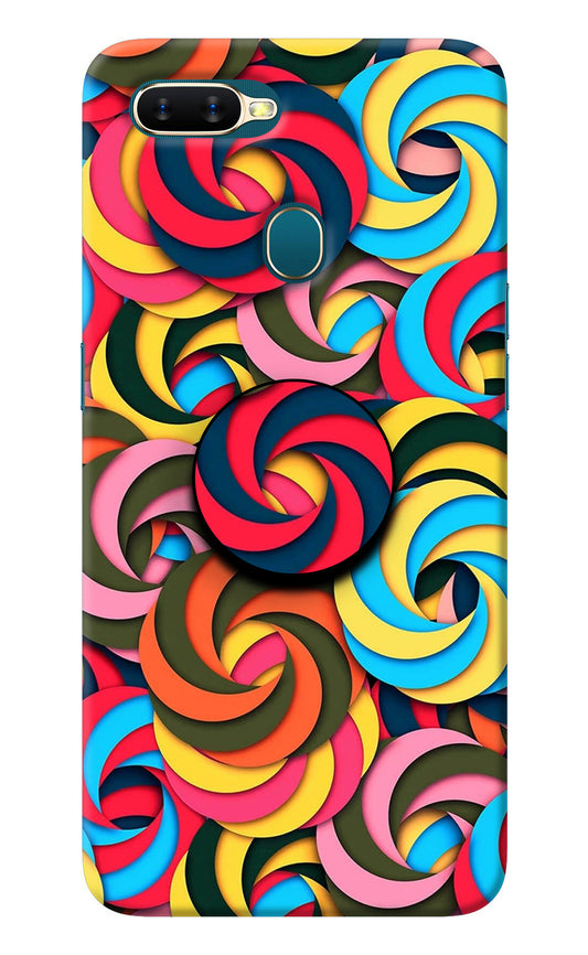 Spiral Pattern Oppo A7/A5s/A12 Pop Case