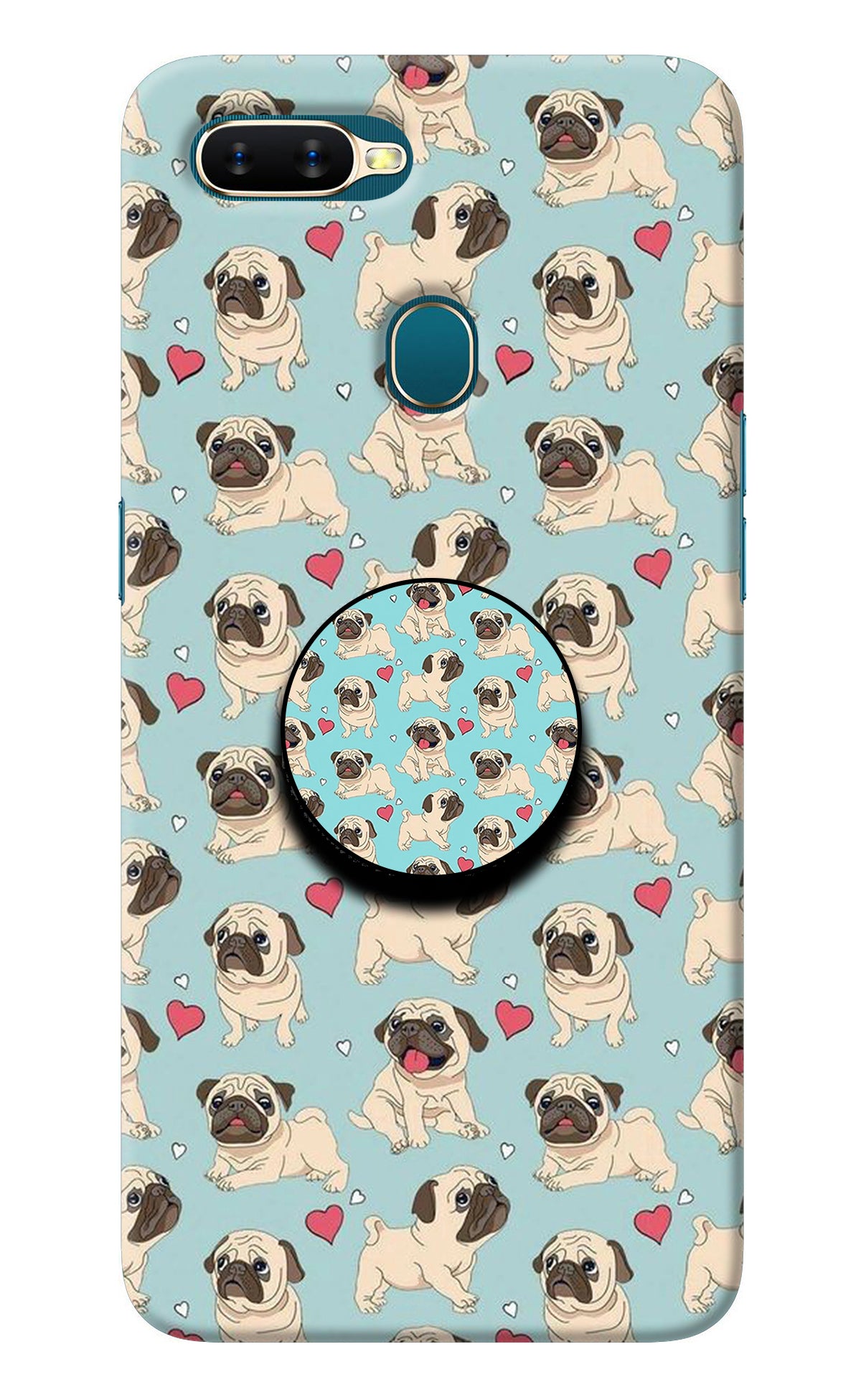 Pug Dog Oppo A7/A5s/A12 Pop Case