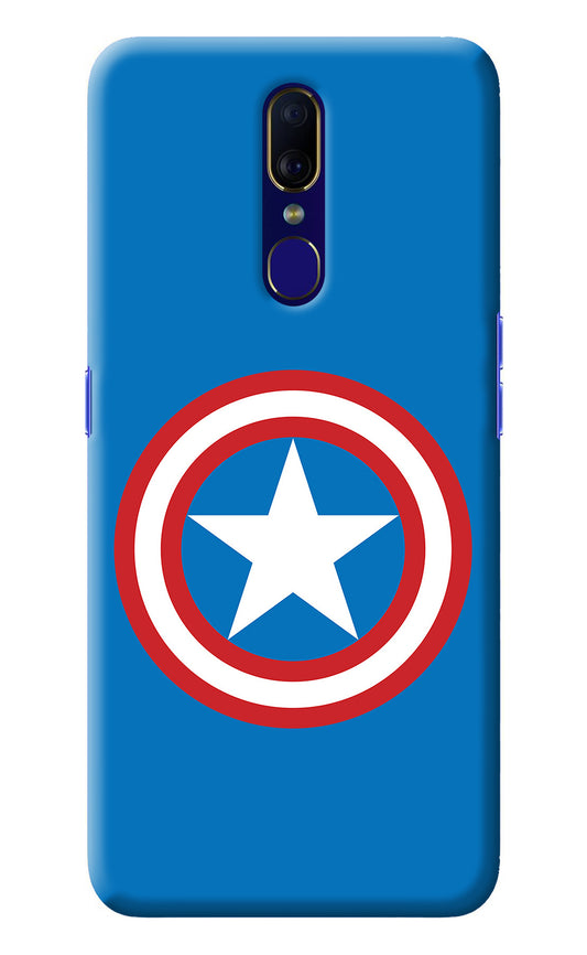 Captain America Logo Oppo F11 Back Cover