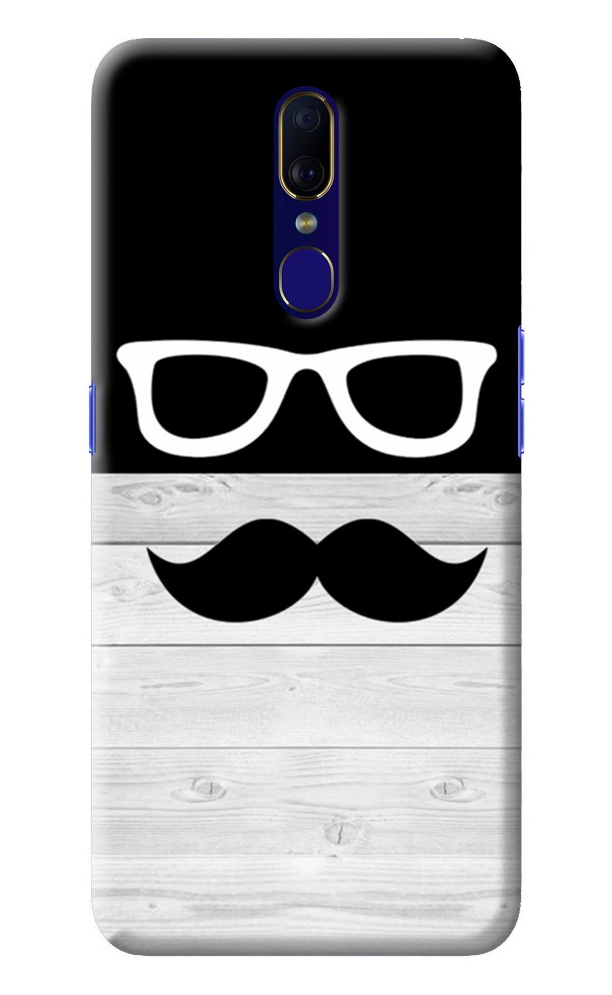 Mustache Oppo F11 Back Cover
