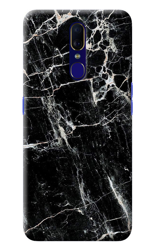 Black Marble Texture Oppo F11 Back Cover