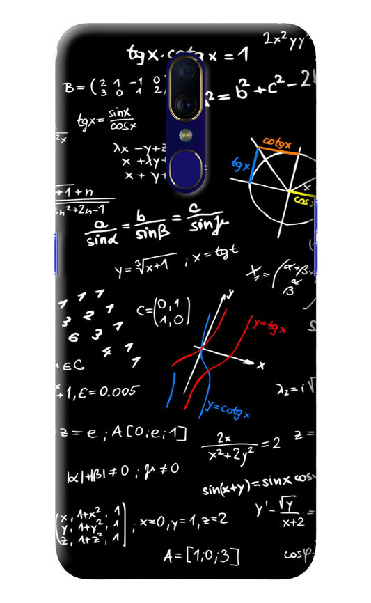 Mathematics Formula Oppo F11 Back Cover