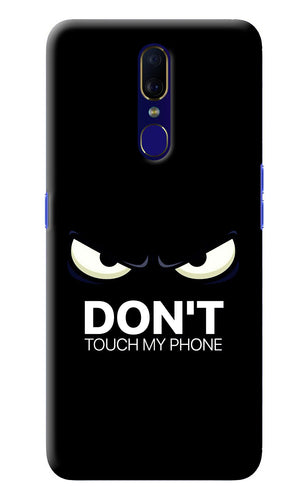 Don'T Touch My Phone Oppo F11 Back Cover