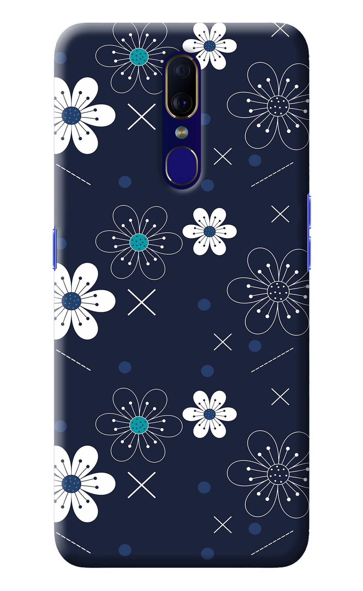 Flowers Oppo F11 Back Cover