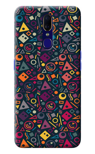 Geometric Abstract Oppo F11 Back Cover