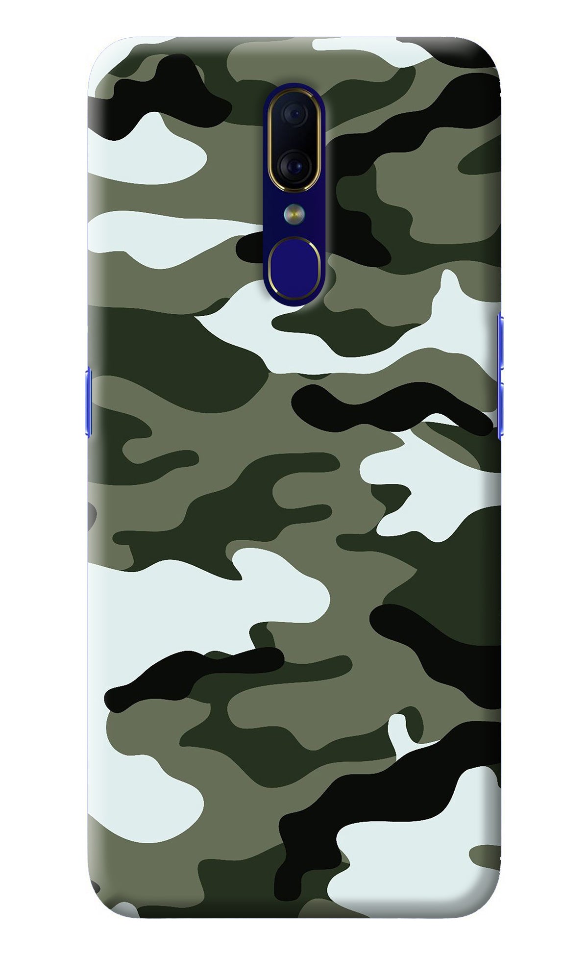 Camouflage Oppo F11 Back Cover