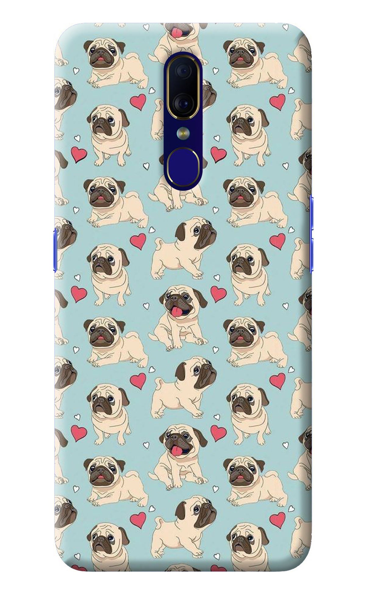 Pug Dog Oppo F11 Back Cover