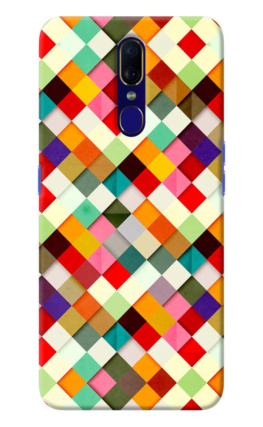 Geometric Abstract Colorful Oppo F11 Back Cover