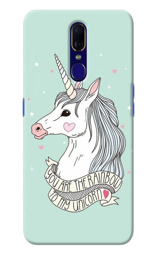 Unicorn Wallpaper Oppo F11 Back Cover