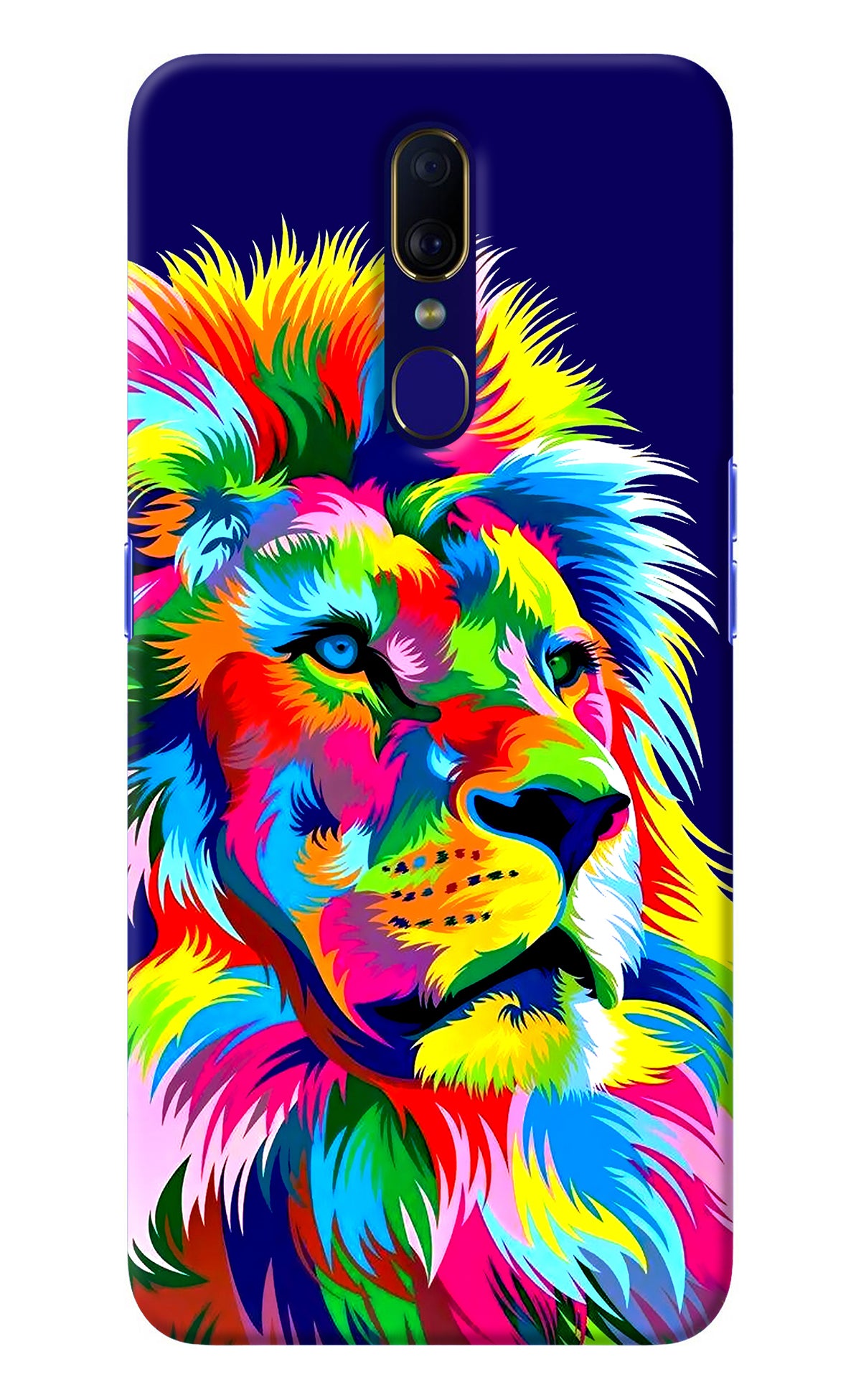 Vector Art Lion Oppo F11 Back Cover