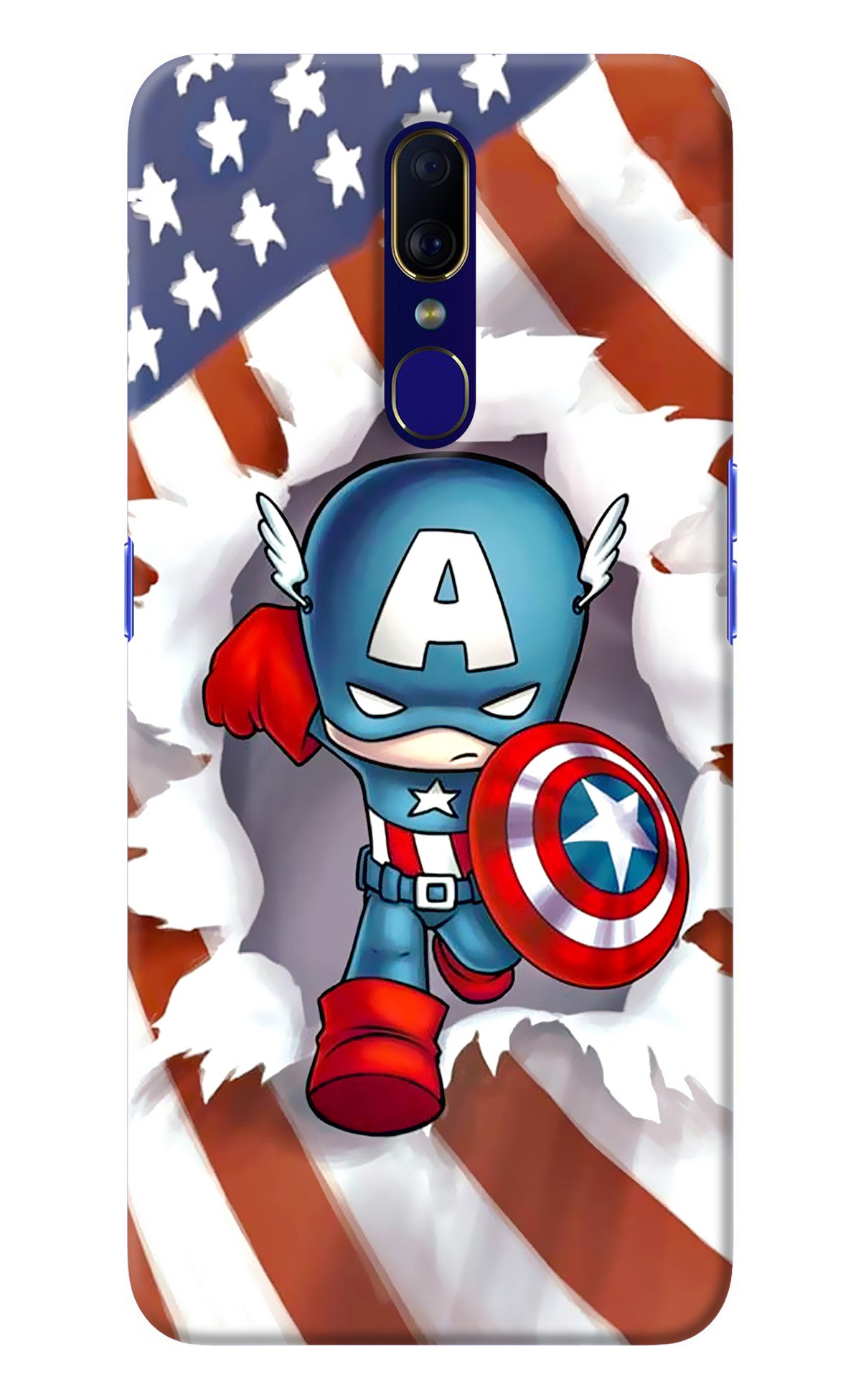 Captain America Oppo F11 Back Cover
