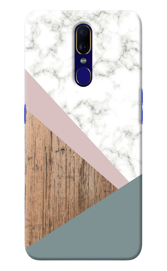 Marble wood Abstract Oppo F11 Back Cover