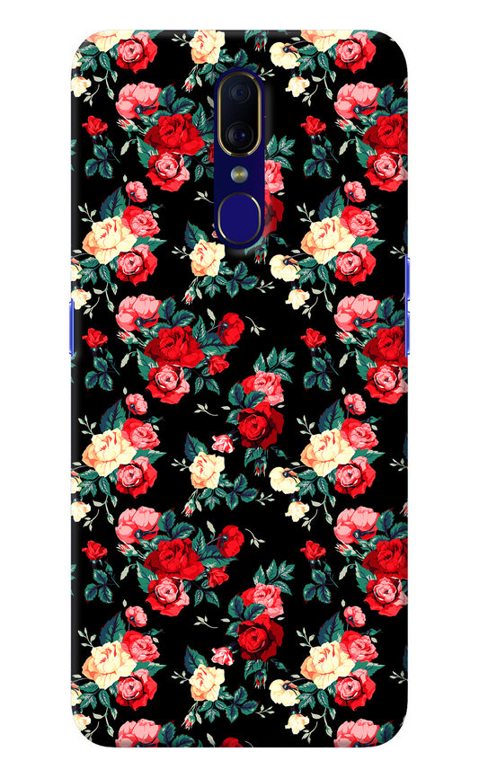 Rose Pattern Oppo F11 Back Cover