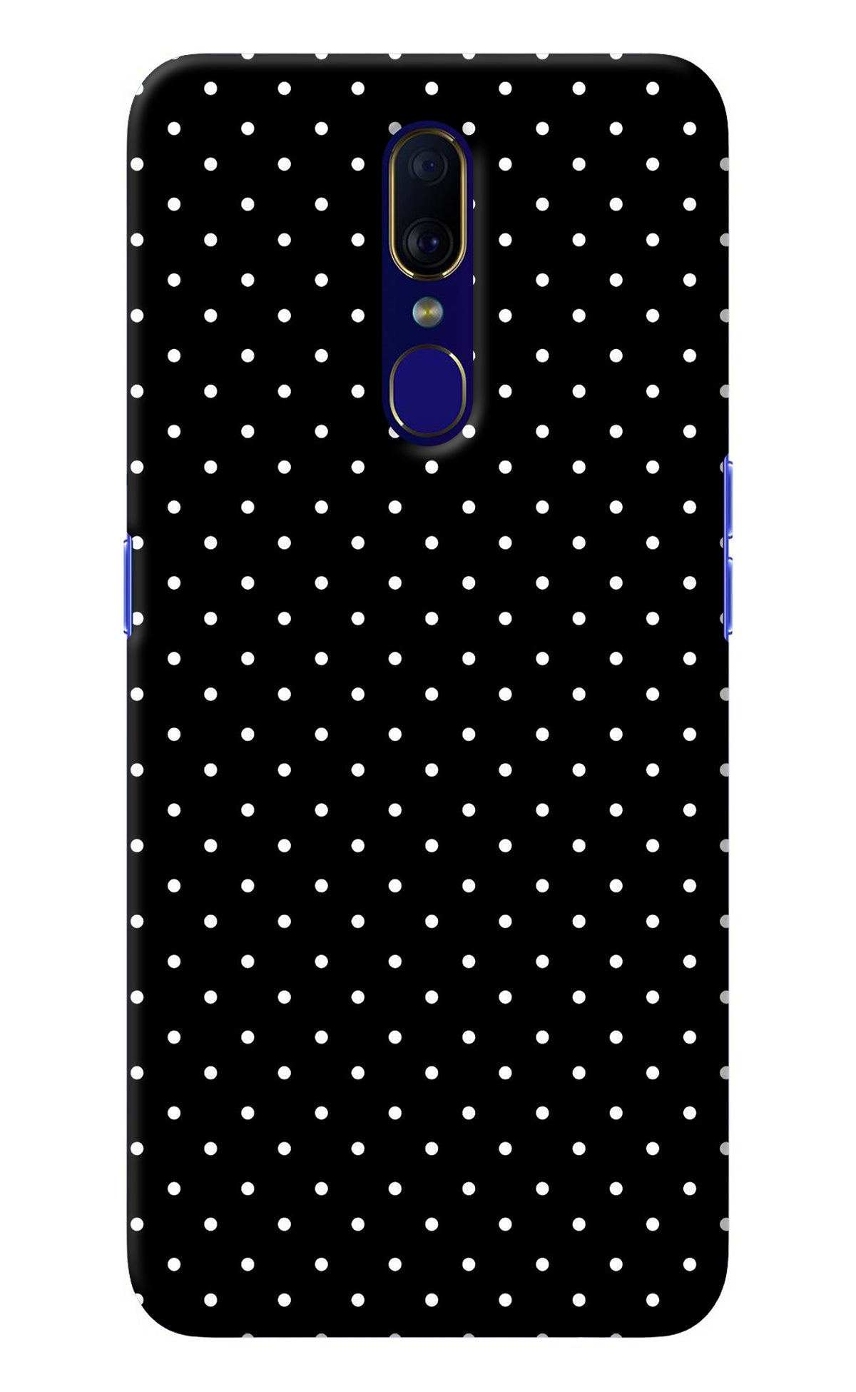 White Dots Oppo F11 Back Cover